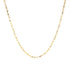 Displayed against a plain white background, the "18 inch Necklace 2.5mm Mariner chain 14k Gold filled" exudes timeless elegance with its delicate gold rope design and intricate mariner link style.